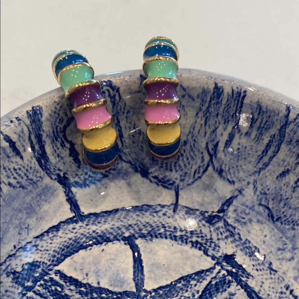 Colorful Hoop Earrings